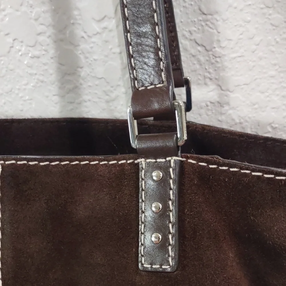 MICHAEL KORS Brown Studded Tote Bag - Picture 8 of 17